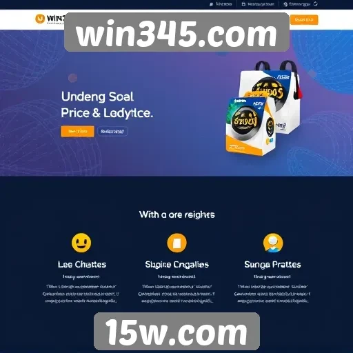 Características do design do site win345.com